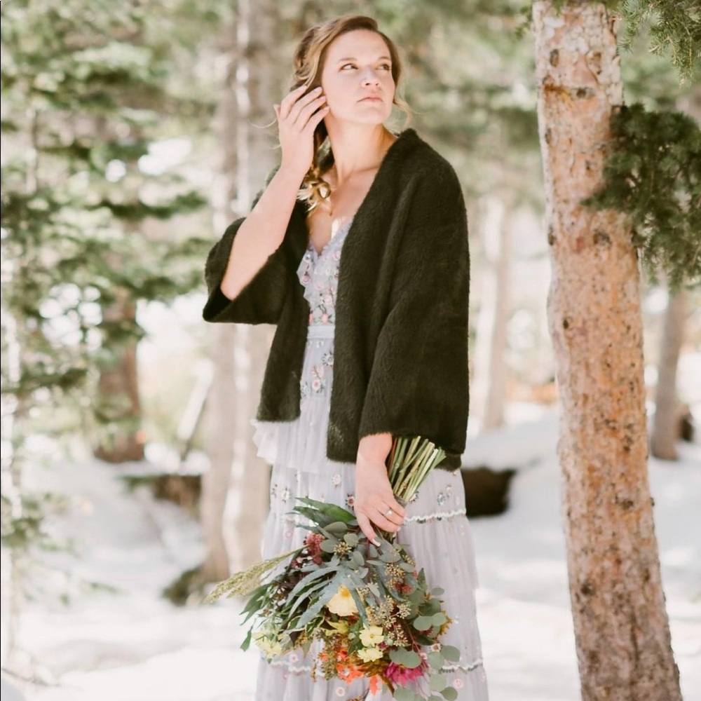 Sioni Faux Fur Coverup/Cardigan
